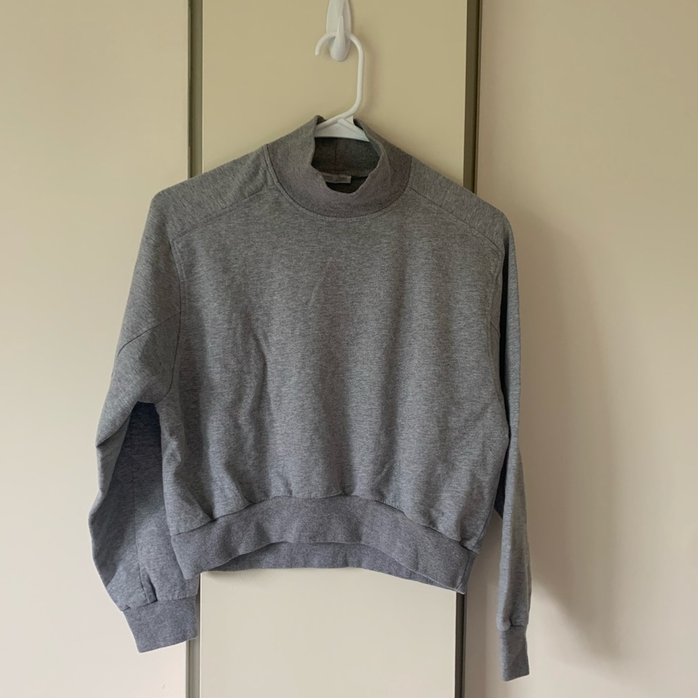 Zara Cropped Turtleneck Sweater